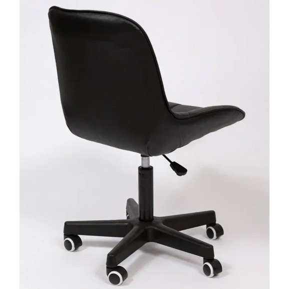 Стул Мускус, пластик, кожа, черный - фото 4