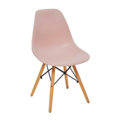 Фотография товара Стул пластиковый Eames, чайная роза, каркас бук от компании ChiedoCover.