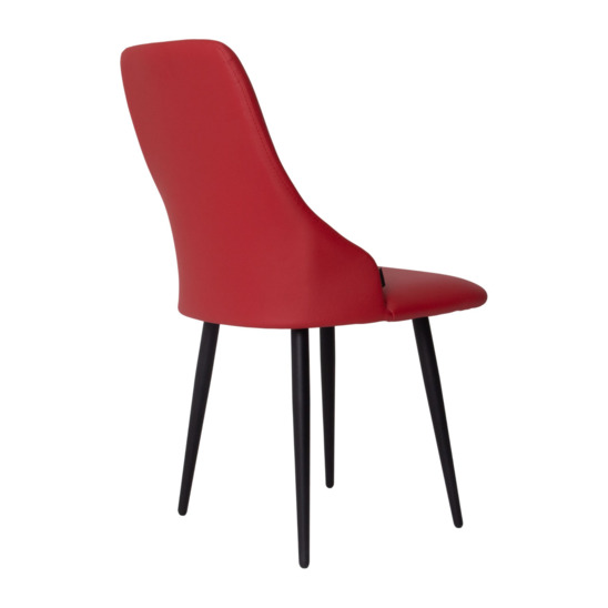 Стул Аэр, экокожа Ecotex 3021, ножки металл 32*18 RAL 3020 - фото 7