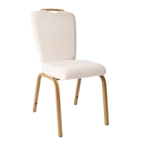 3D модель товара Стул Милан с гибкой спинкой, бежевый, произведённого компанией ChiedoCover