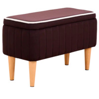 Настоящее фото товара Банкетка Nootropic, с ящиком, коричневый, произведённого компанией ChiedoCover