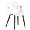Стул Quill, белый, черный Стул Quill, белый, черный