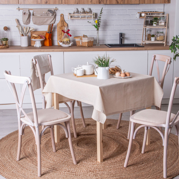 Фотография в интерьере товара Стул Кроссбэк, беленый дуб, сетка от компании ChiedoCover.