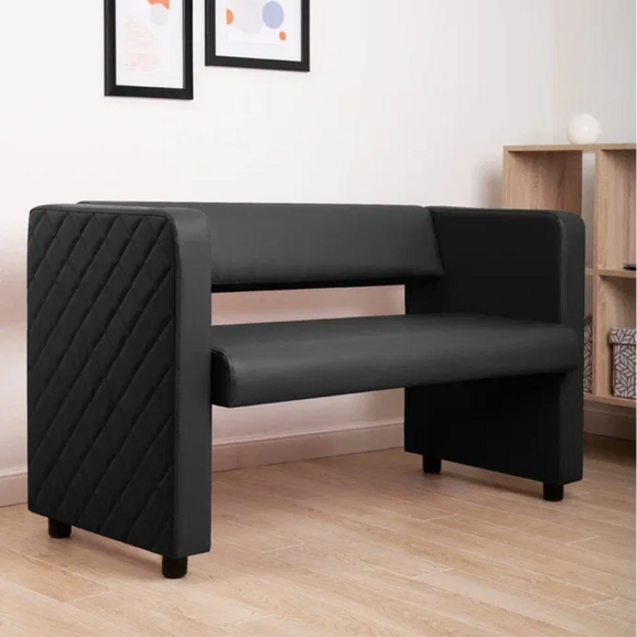 Диван Тепал, экокожа, черный - фото 5