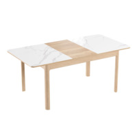 Фотография товара Стол Апекс 2, мрамор белый, керамогранит/ЛДСП от компании ChiedoCover.