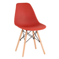 Настоящее фото товара Стул Eames Style DSW терракотовый (разборный каркас), произведённого компанией ChiedoCover
