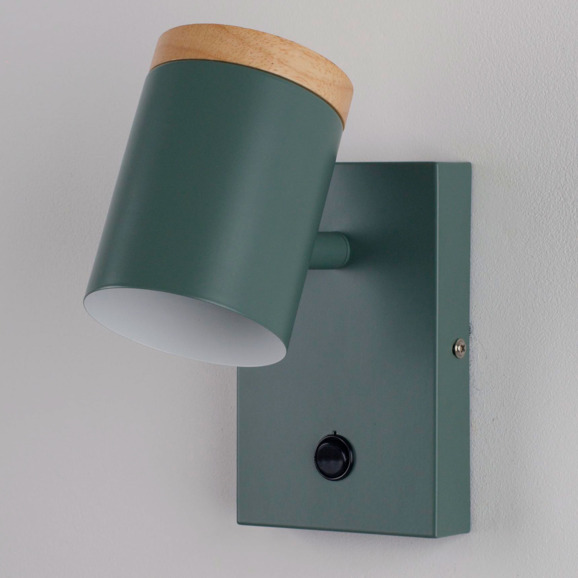 Светильник настенный Рик Ашесвуд, зелёный - фото 7