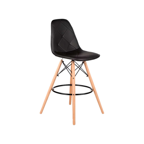 Cтул Eames DSW ECO Барный Черный - фото 1