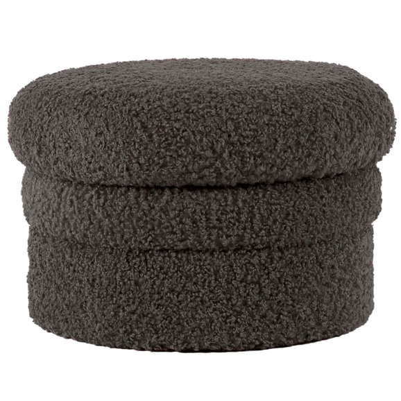 Пуф Pancakes low, серый Пуф Pancakes low, серый - фото 1