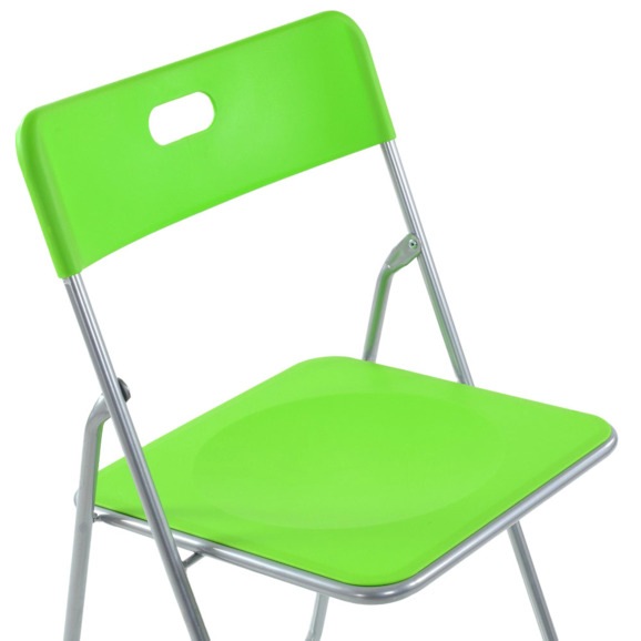 Стул Fold, пластик светло-зеленый - фото 4