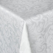 Скатерть прямоугольная, Габардин белый, 310x220 см