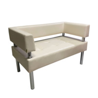 Настоящее фото товара Диван Сантур трехместный, соната, бежевый, произведённого компанией ChiedoCover