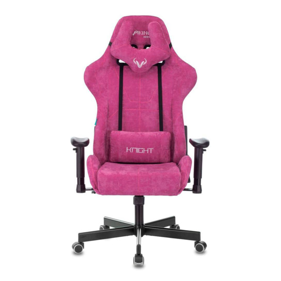Кресло игровое Бюрократ Viking Knight LT15 Fabric малиновый - фото 7