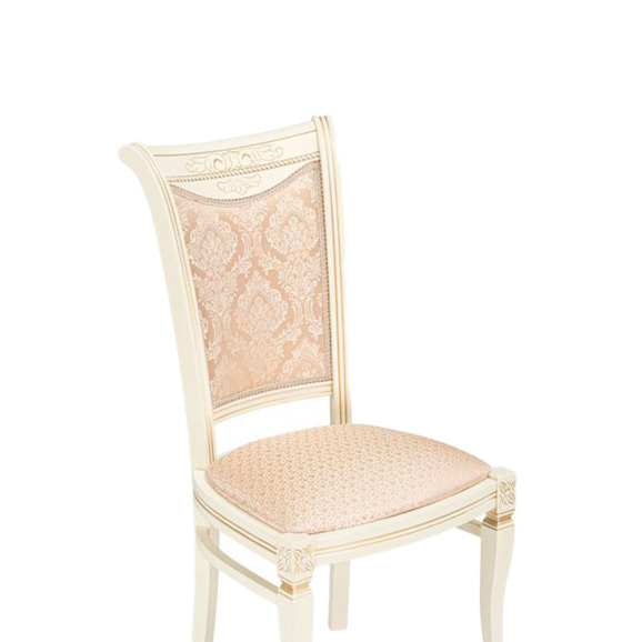 Деревянный стул Mariano линур блекл комби / слоновая кость - фото 5