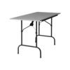 Стол Лидер 1, 1200х600, каркас черный, под бетон, кромка ПВХ, без отбойников