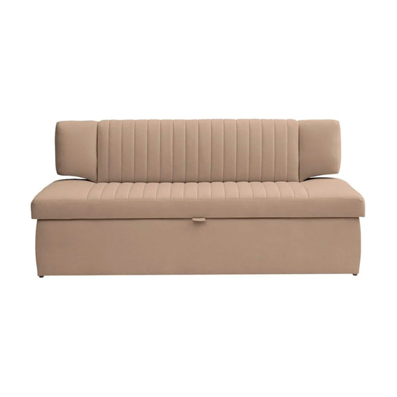 Диван для кухни Стронго 168, светло-коричневый - фото 4