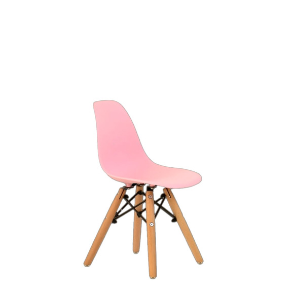 Стул детский N-1 Eames Style розовый - фото 1