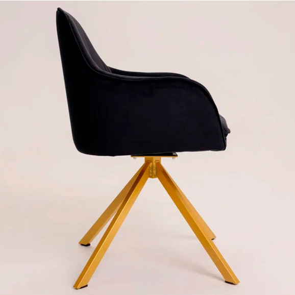 Кресло Сета, пирамида, черный, золотой - фото 7