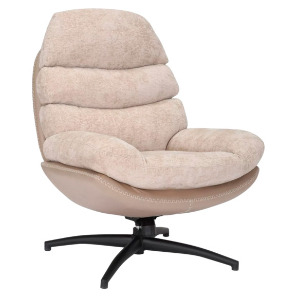 Кресло Hoard, бежевый, черный - фото 1