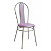 Фотография товара Стул Lorence, каркас серебро, сиреневый от компании ChiedoCover.