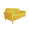 Диван Клик двухместный, золотой