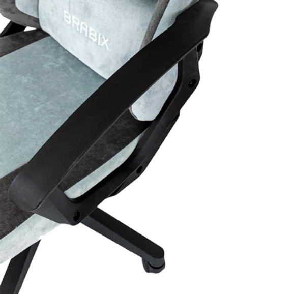 Кресло компьютерное Pulse, серый, светло-голубой - фото 8