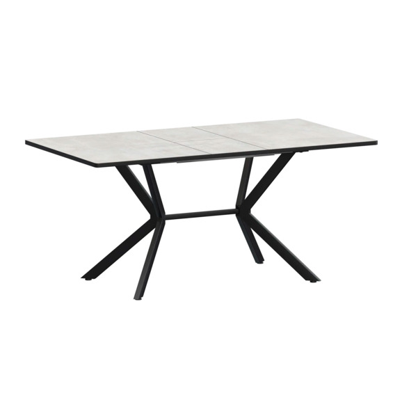 Стол раздвижной Сири 1200+300 лофт, черный муар - фото 1