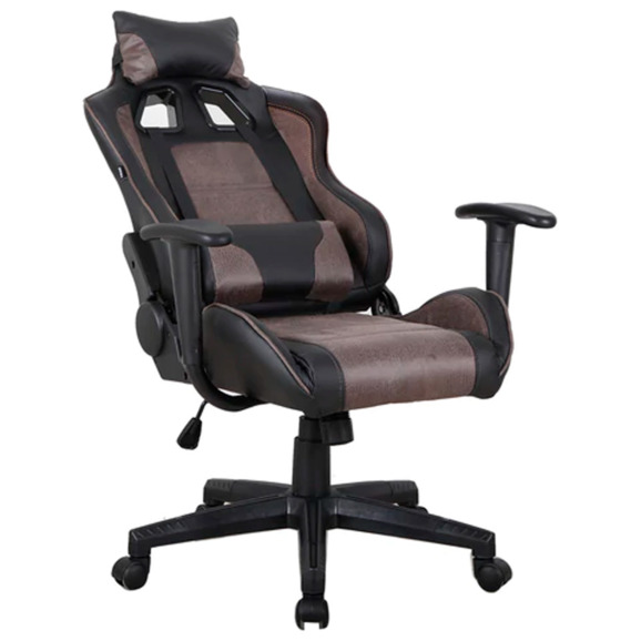 Кресло компьютерное Хорус, черный, коричневый - фото 5