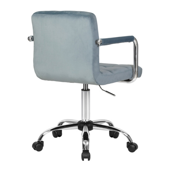 Офисное кресло Таварес, пудрово-голубой велюр - фото 3