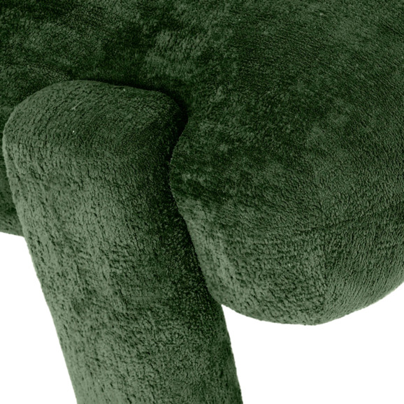 Кресло Orli, темно-зеленый, черный - фото 6