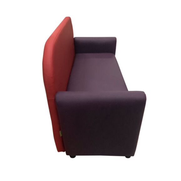 Диван Мавли двухместный, экокожа пегасо, фиолетово-розовый - фото 3