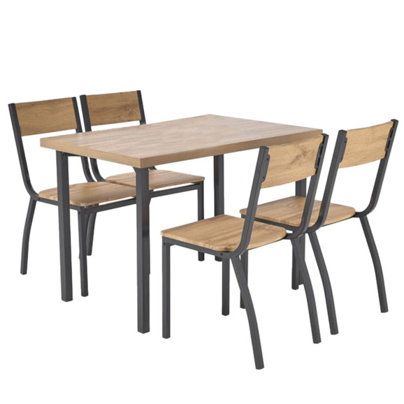 Обеденная группа Spire, черный Обеденная группа Spire, черный - фото 1