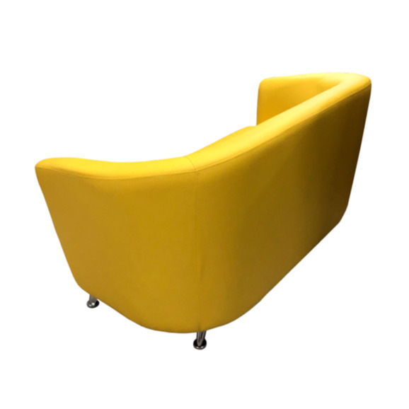 Диван Вейв двухместный, желтый - фото 5