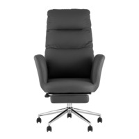 Фотография товара Кресло руководителя Lillu с оттоманкой, серый от компании ChiedoCover.