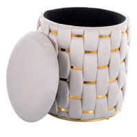 Настоящее фото товара Пуф Affect, светло-бежевый, произведённого компанией ChiedoCover