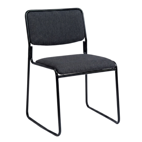 Стул Хэир, рогожка Бинго 28, каркас черный - фото 1