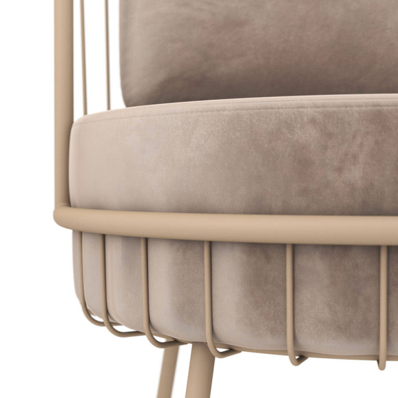 Диван Rose, бежевый - фото 4