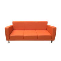 Фотография товара Диван Таура Люкс трехместный, оранжевый от компании ChiedoCover.