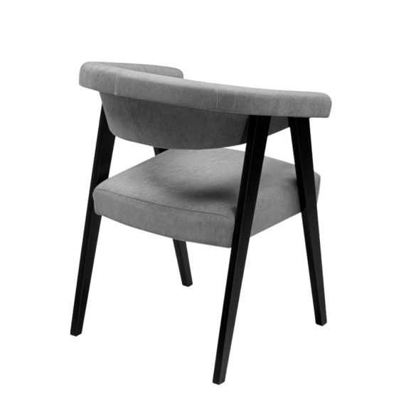 Деревянный стул Невада 2 ткань 234 / черное дерево - фото 4