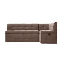 Фотография товара Угловой диван для кухни Атлант Плюс, коричневый, правый от компании ChiedoCover.