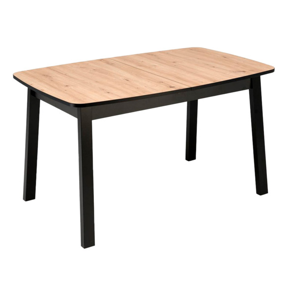 Стол обеденный Relativity, дуб артизан, черный - фото 1