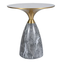 Фотография Стол журнальный Capital, белый, серый от производителя ChiedoCover, картинка продукции, реальное фото товара Настоящее фото товара Стол журнальный Capital, белый, серый, произведённого компанией ChiedoCover