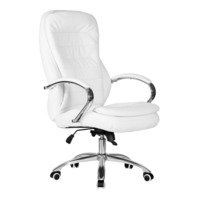 Фотография Офисное кресло для руководителей Линдон, белый Фотография товара Офисное кресло для руководителей Линдон, белый от компании ChiedoCover.