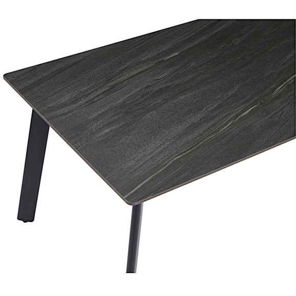 Стол обеденный Austrilia Sand Black, 180*90*75, керамика, металл, черный - фото 5