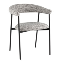 Настоящее фото товара Стул обеденный Toko, светло-серый, произведённого компанией ChiedoCover