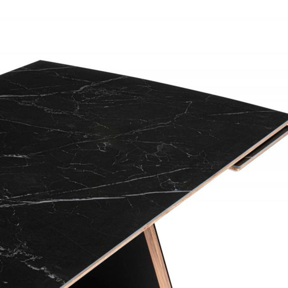 Керамический стол Симмонс 180(260)x90 shakespeare black / черный - фото 7