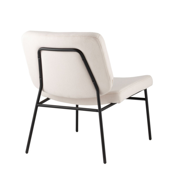 Кресло Abby, велюр молочный - фото 4