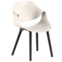 Настоящее фото товара Стул Quill, светло-бежевый, черный, произведённого компанией ChiedoCover