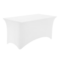 Настоящее фото товара Чехол для стола 01, 1500х800, белый, произведённого компанией ChiedoCover