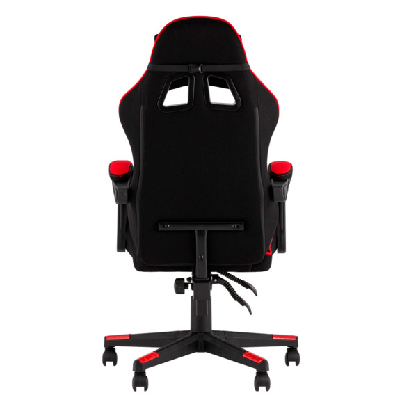 Кресло спортивное TopChairs Shadow ткань черно-красный - фото 4